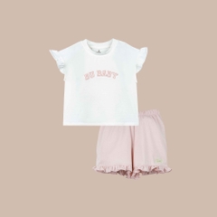 BU Baby (6M-5Y)  Bộ cộc tay cổ tròn cho bé thoáng mát năng động Bamboo SBC13042 | Quần áo Chính hãng