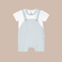 BU Baby (0M-12M) Bodysuit cộc tay phối mầu xinh khỏe cho bé Viscose IVS233128 | Body Chính hãng