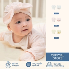 BU Baby Bộ bao chân, bao tay nơ xinh yêu cho bé gái Viscose Cotton AVC400030 | Phụ kiện chính hãng