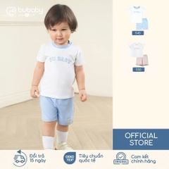 BU Baby (6M-5Y)  Bộ cộc tay cổ tròn cho bé thoáng mát năng động Bamboo SBC13042 | Quần áo Chính hãng