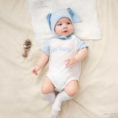 BU Baby (1M-12M) Body chip cộc tay thoáng mát dễ đóng bỉm bé trai gái SBB230128 | Body Chính hãng