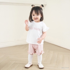 BU Baby (6M-5Y)  Bộ cộc tay cổ tròn cho bé thoáng mát năng động Bamboo SBC13042 | Quần áo Chính hãng