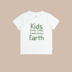 BU Baby (6M-5Y) Áo ngắn tay cổ tròn cho bé Bubaby Bamboo Cotton KBC3300FC | Quần áo chính hãng