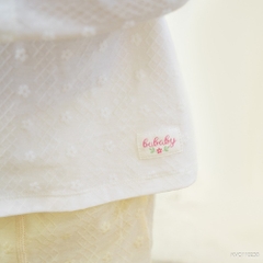 BU Baby (6M-5Y) Bộ dài tay cài giữa thoáng mát nơ xinh Cute bé gái Viscose Cotton KVC11 | Chính hãng