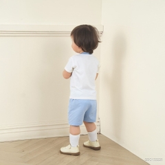 BU Baby (6M-5Y)  Bộ cộc tay cổ tròn cho bé thoáng mát năng động Bamboo SBC13042 | Quần áo Chính hãng