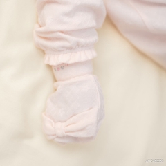BU Baby Bộ bao chân, bao tay nơ xinh yêu cho bé gái Viscose Cotton AVC400030 | Phụ kiện chính hãng