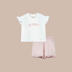 BU Baby (6M-5Y)  Bộ cộc tay cổ tròn cho bé thoáng mát năng động Bamboo SBC13042 | Quần áo Chính hãng