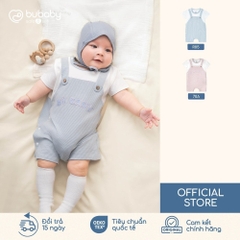 BU Baby (0M-12M) Bodysuit cộc tay phối mầu xinh khỏe cho bé Viscose IVS233128 | Body Chính hãng