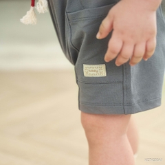 BU Baby (6M-5Y)  Quần cộc short đùi túi ốp kiểu dáng thể thao năng động Cotton KCT4300A1 | Hàng Chính Hãng