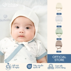 BU Baby (1M-6M) Mũ Buộc dây Bubaby Cotton ACT194302 | Phụ kiện chính hãng