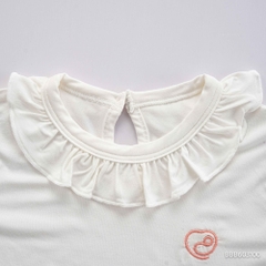 BU Baby (3M-18M) Set váy yếm kèm áo dài tay bé gái Bambus BBB603100 | Váy yếm chính hãng