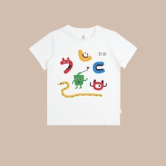 BU Baby (6M-5Y) Áo ngắn tay cổ tròn cho bé Bubaby Bamboo Cotton KBC3300FC | Quần áo chính hãng