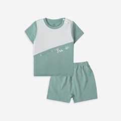 Bubaby (6M-4Y) Bộ ngắn tay cài vai BU Candie - BBC130101 - Quần áo Bubaby Chính Hãng