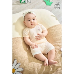 LaPom LP - Bộ cộc tay La Pomme Donut - Đồ sơ sinh cho bé - Đồ sơ sinh bé trai - Baby - Đồ sơ sinh bé gái