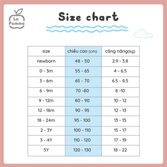 LaPom Bộ dài tay cúc lệch La Pomme phối họa tiết dễ thương - Đồ sơ sinh cho bé - Đồ sơ sinh bé trai bé gái