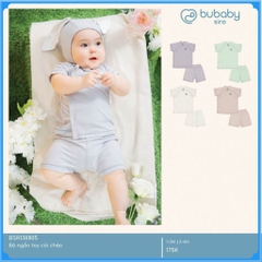 (1M-6M) Bộ ngắn tay cài chéo Siro - BSR130805 | Quần áo BU Baby chính hãng