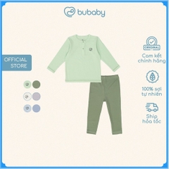 (6M-5Y) Bộ dài tay cổ trụ Siro - BSR110302 | Quần áo BU Baby chính hãng