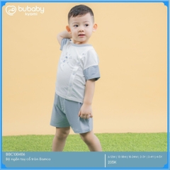 (6M-5Y) Bộ ngắn tay cổ tròn Bubaby Bamco - BBC130409 BBC130407 | Quần áo BU Baby chính hãng