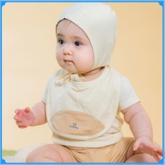 (Freesize) Yếm cài sau cổ tròn Bambus ABB012100 - ABB011003 | Phụ kiện BU Baby chính hãng