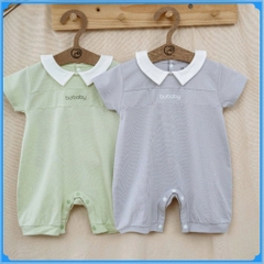 (1M-12M) Body đùi ngắn tay cài sau cổ Peter Pan Bamco - BBC2310PP | Quần áo BU Baby chính hãng