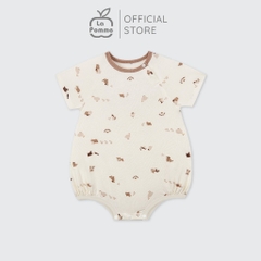 LaPom Body cộc tay La Pomme Phối họa tiết đáng yêu - Đồ sơ sinh cho bé - Đồ sơ sinh bé trai - Baby - Đồ sơ sinh bé gái