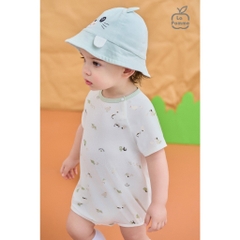 LaPom Body cộc tay La Pomme Phối họa tiết đáng yêu - Đồ sơ sinh cho bé - Đồ sơ sinh bé trai - Baby - Đồ sơ sinh bé gái