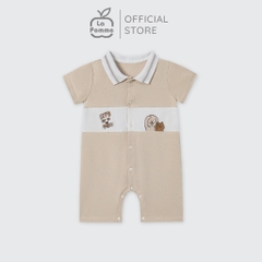 LaPom Body cộc tay La Pomme Cún con phối màu - Đồ sơ sinh cho bé - Đồ sơ sinh bé trai - Baby - Đồ sơ sinh bé gái