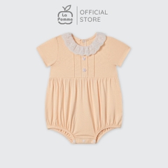 LaPom Body cộc tay La Pomme Bèo nhún cách điệu - Đồ sơ sinh cho bé - Đồ sơ sinh bé trai - Baby - Đồ sơ sinh bé gái