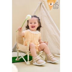 LaPom Body cộc tay La Pomme Bèo nhún cách điệu - Đồ sơ sinh cho bé - Đồ sơ sinh bé trai - Baby - Đồ sơ sinh bé gái