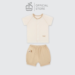 LaPom Bộ cộc tay La Pomme Ngôi nhà của Cún con - Đồ sơ sinh cho bé - Đồ sơ sinh bé trai - Baby - Đồ sơ sinh bé gái