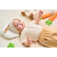 LaPom Bộ cộc tay La Pomme Ngôi nhà của Cún con - Đồ sơ sinh cho bé - Đồ sơ sinh bé trai - Baby - Đồ sơ sinh bé gái