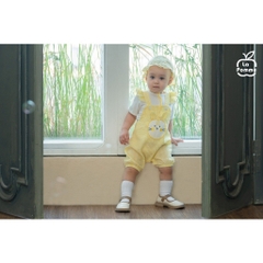 LaPom Bộ yếm rời kèm áo cộc tay La Pomme Thỏ Con Nhí Nhảnh - Đồ sơ sinh cho bé - Đồ sơ sinh bé trai bé gái