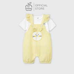 LaPom Bộ yếm rời kèm áo cộc tay La Pomme Thỏ Con Nhí Nhảnh - Đồ sơ sinh cho bé - Đồ sơ sinh bé trai bé gái
