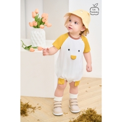 LaPom Body cộc tay La Pomme Bạn Cánh cụt - Đồ sơ sinh cho bé - Đồ sơ sinh bé trai - Baby - Đồ sơ sinh bé gái