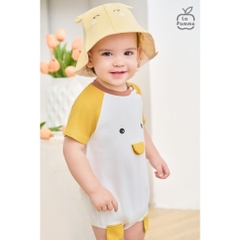 LaPom Body cộc tay La Pomme Bạn Cánh cụt - Đồ sơ sinh cho bé - Đồ sơ sinh bé trai - Baby - Đồ sơ sinh bé gái