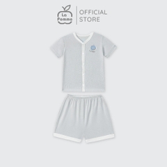 LaPom Bộ cộc tay cúc giữa La Pomme Donut - Đồ sơ sinh cho bé - Đồ sơ sinh bé trai - Baby - Đồ sơ sinh bé gái