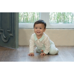 LaPom Body dài tay La Pomme cổ Peter Pan đáng yêu - Đồ sơ sinh cho bé - Đồ sơ sinh bé trai - Baby - Đồ sơ sinh bé gái