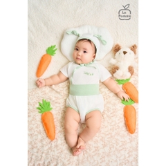 LaPom Bộ cộc tay La Pomme Cún con quần quả bí - Đồ sơ sinh cho bé - Đồ sơ sinh bé trai - Baby - Đồ sơ sinh bé gái