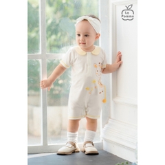 LaPom Body cộc tay La Pomme Đảo Xanh Kỳ Thú - Đồ sơ sinh cho bé - Đồ sơ sinh bé trai - Baby - Đồ sơ sinh bé gái