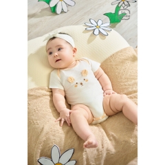 LaPom Set 2 Bodychip cộc La Pomme Cổ cách điệu tiện lợi - Đồ sơ sinh cho bé - Đồ sơ sinh bé trai bé gái