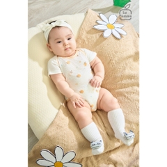 LaPom Set 2 Bodychip cộc La Pomme Cổ cách điệu tiện lợi - Đồ sơ sinh cho bé - Đồ sơ sinh bé trai bé gái