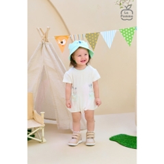 LaPom Body cộc tay La Pomme Bèo nhún phối màu - Đồ sơ sinh cho bé - Đồ sơ sinh bé trai - Baby - Đồ sơ sinh bé gái