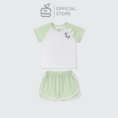 LaPom Bộ cộc tay La Pomme bạn thú hồn nhiên - Đồ sơ sinh cho bé - Đồ sơ sinh bé trai - Baby - Đồ sơ sinh bé gái