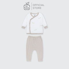 LaPom Bộ dài tay cúc lệch La Pomme Mùa hè của bé - Đồ sơ sinh cho bé - Đồ sơ sinh bé trai - Baby - Đồ sơ sinh bé gái