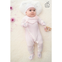 LaPom Body dài tay La Pomme phối họa tiết dễ thương - Đồ sơ sinh cho bé - Đồ sơ sinh bé trai - Baby - Đồ sơ sinh bé gái