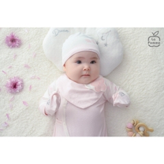 LaPom Body dài tay La Pomme phối họa tiết dễ thương - Đồ sơ sinh cho bé - Đồ sơ sinh bé trai - Baby - Đồ sơ sinh bé gái