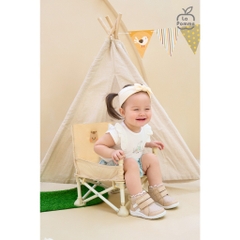 LaPom Bộ cộc tay La Pomme gia đình Thỏ con - Đồ sơ sinh cho bé - Đồ sơ sinh bé trai - Baby - Đồ sơ sinh bé gái