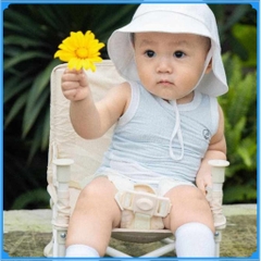 (6M-5Y) Bộ sát nách cổ tròn Bubaby cho bé trai bé gái Siro BSR140402 BSR140403 | Quần áo BU Baby chính hãng