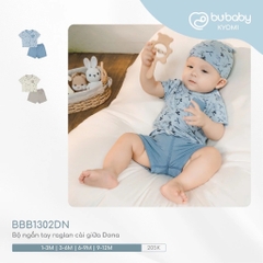 (0-12M) Bộ ngắn tay Bu Bubaby Sơ sinh - Bu baby sơ sinh - Bu baby bé trai - Bu baby bé gái - Bubaby chính hãng