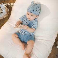 (0-12M) Bộ ngắn tay Bu Bubaby Sơ sinh - Bu baby sơ sinh - Bu baby bé trai - Bu baby bé gái - Bubaby chính hãng
